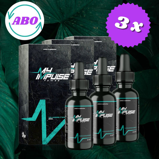 3-pack subscription MyImpulse Power with vitamin B6 and B12 