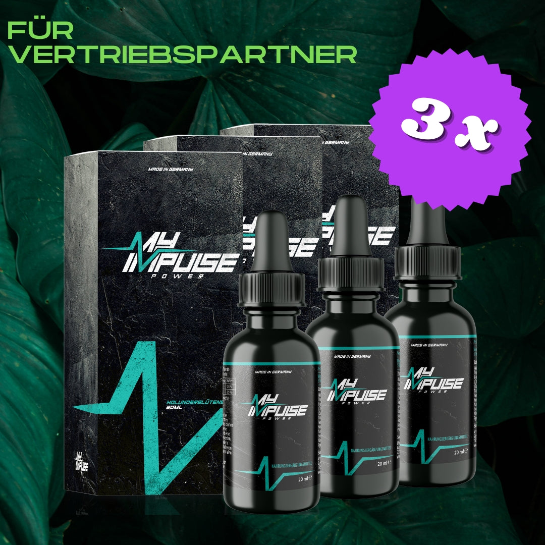 3-pack MyImpulse Power with vitamin B6 and B12 for sales partners